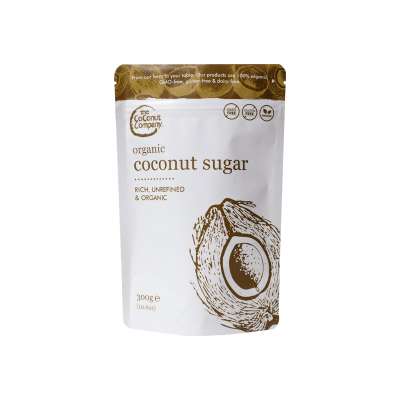 Organic food coconut sugar stand up pouch with zipper 300g