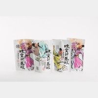 Snack Packaging - Fried Peanut Matte Effect Easy-Tear Pocket Zipper Stand Up Pouch